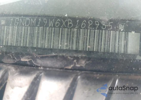 1999 Chevrolet Astro z USA, uszkodzony, nr VIN 1GNDM19W6XB162935